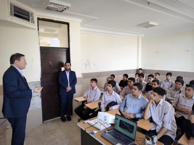 اجرای طرح آشنایی با پدافند غیرعامل در مدارس شهر صدرا