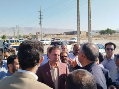 بازدید مشترک رئیس کمیسیون عمران مجلس و مدیرکل راهداری فارس از پروژه روکش خاوران – سروستان و تعریض محور تقی‌آباد – شهرک سحرخیز