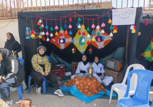 طلوع هویت ایرانی در رحمت‌آباد زرقان؛ جشن انقلاب با رنگ و بوی اقوام محلی در مدرسه زینب کبری